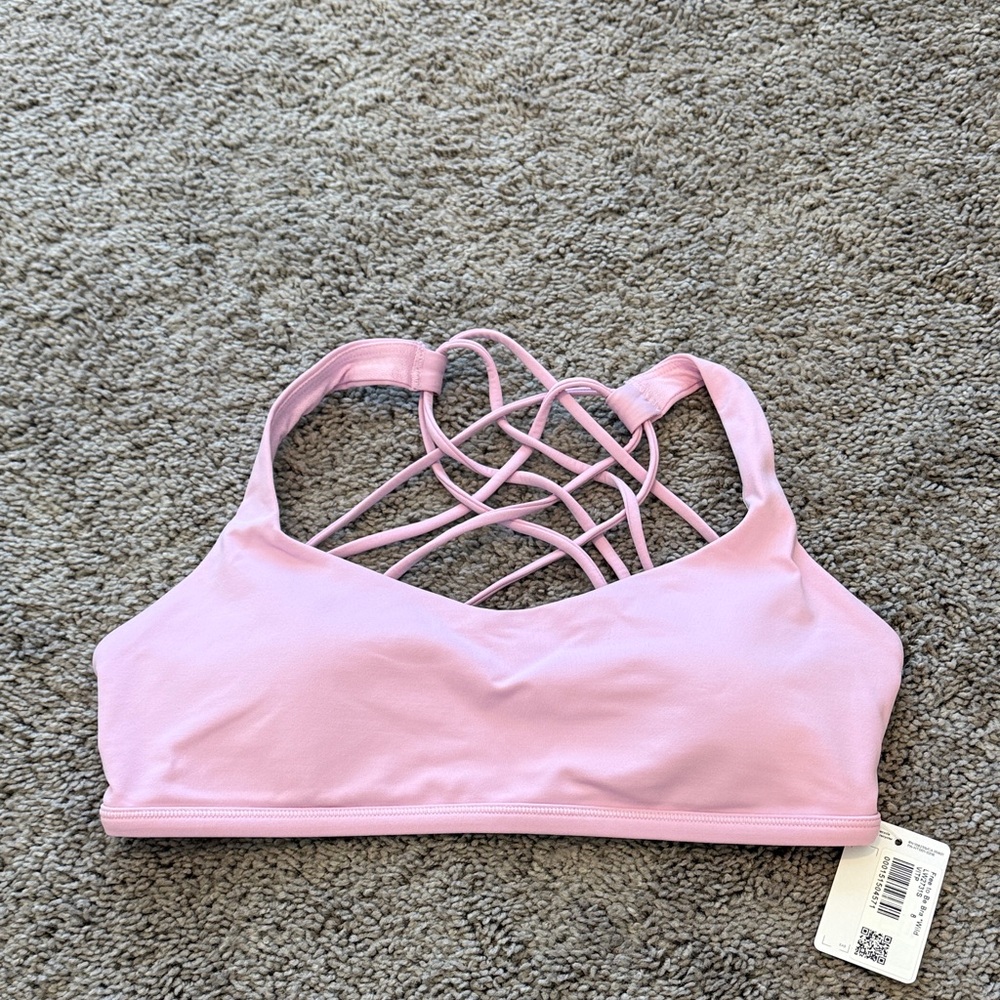 Lululemon Pink Free to Be Bra *Wild 8